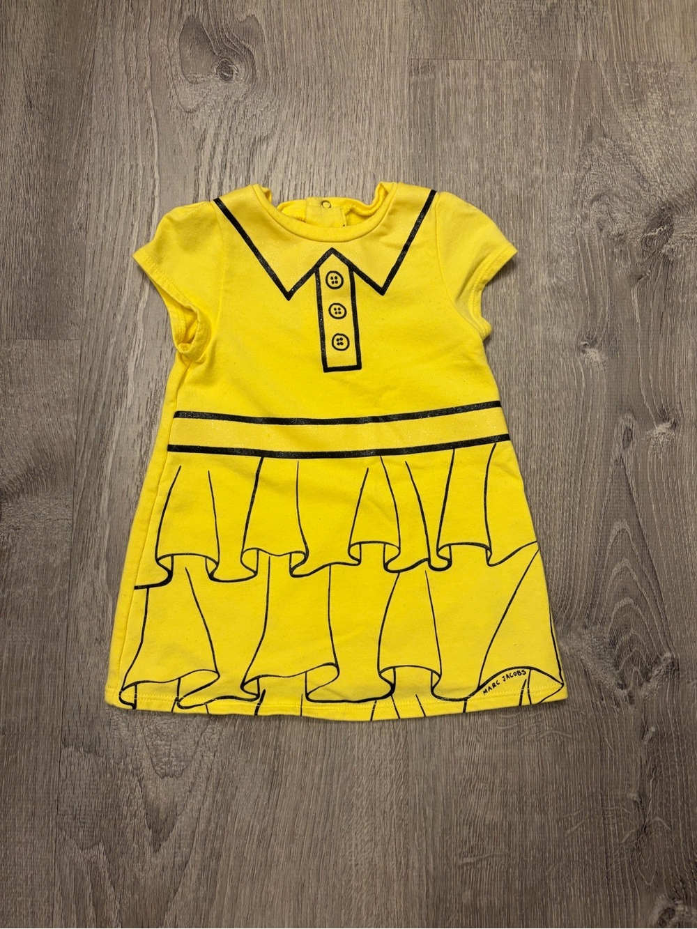 Baby Girl's Little Marc Jacobs Yellow Dress- Size 3 Months- Pre-owned